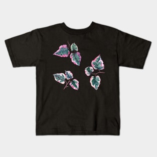 Decorative Tropical Leaves Kids T-Shirt